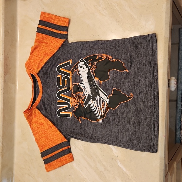 Jumping beans active orange and Gray nasa t-shirt size 6 T - Picture 2 of 9